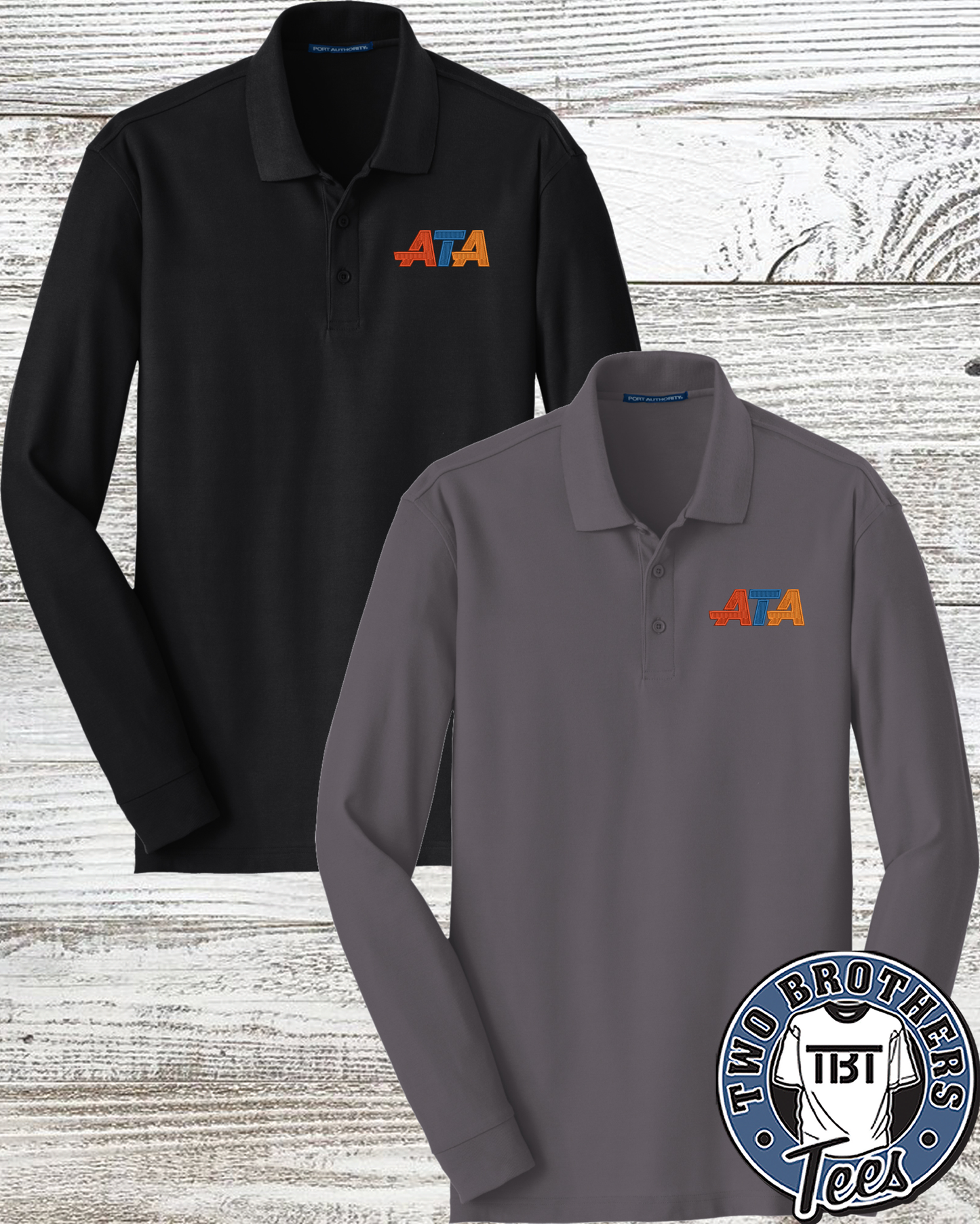 ATA Port Authority Long Sleeve Polo