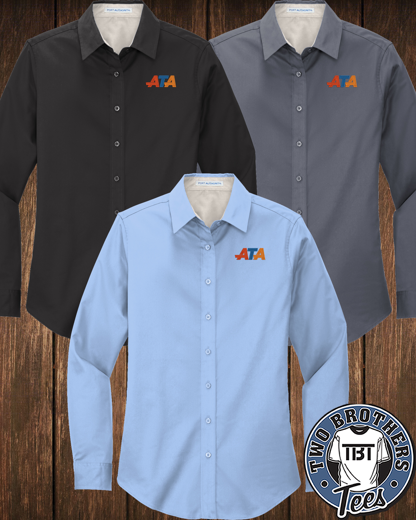 ATA Port Authority Easy Care Button-down