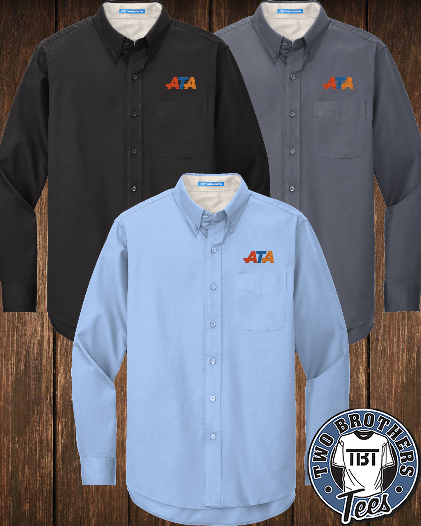 ATA Port Authority Easy Care Button-down