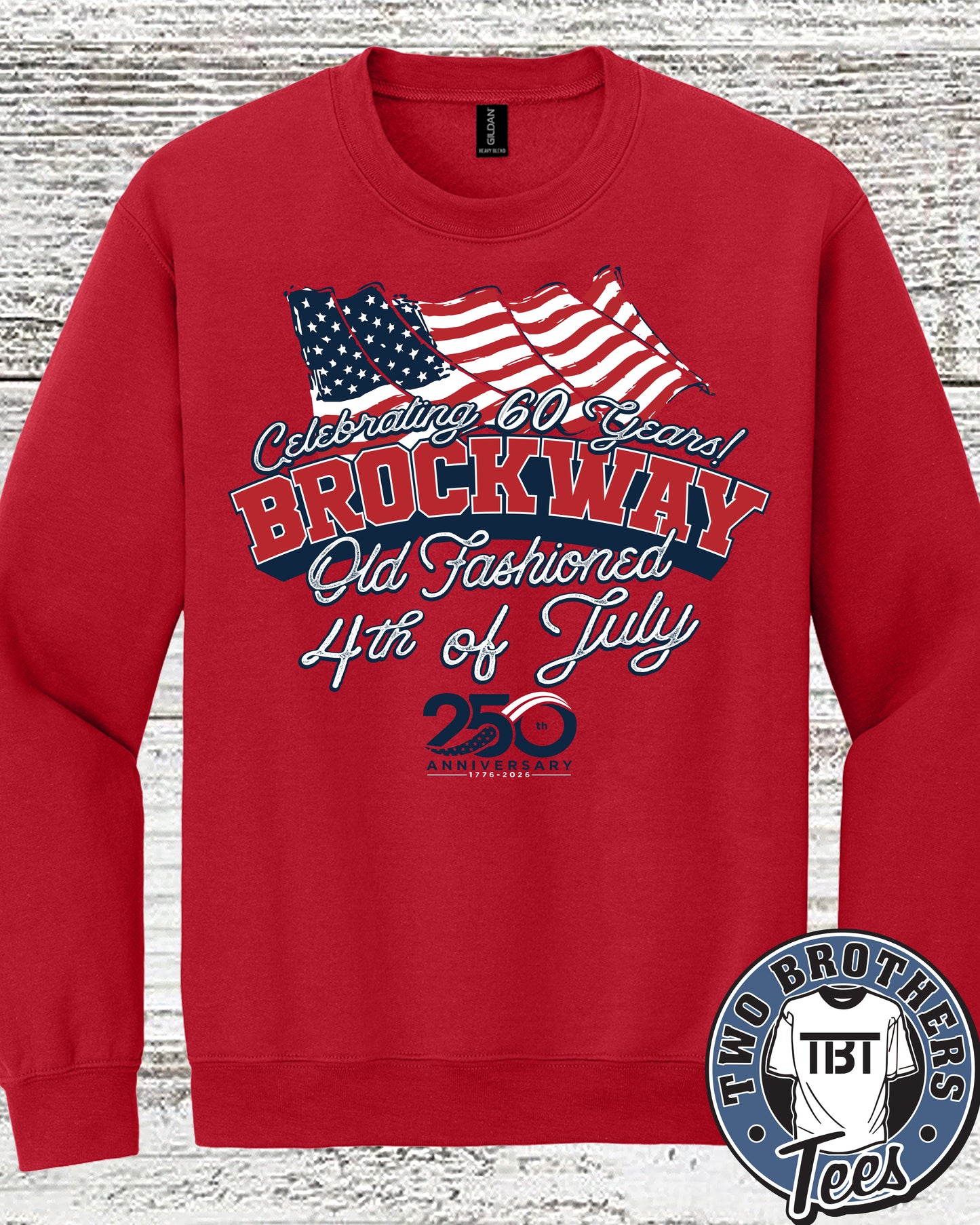 Brockway 4th of July Crewneck Sweatshirt