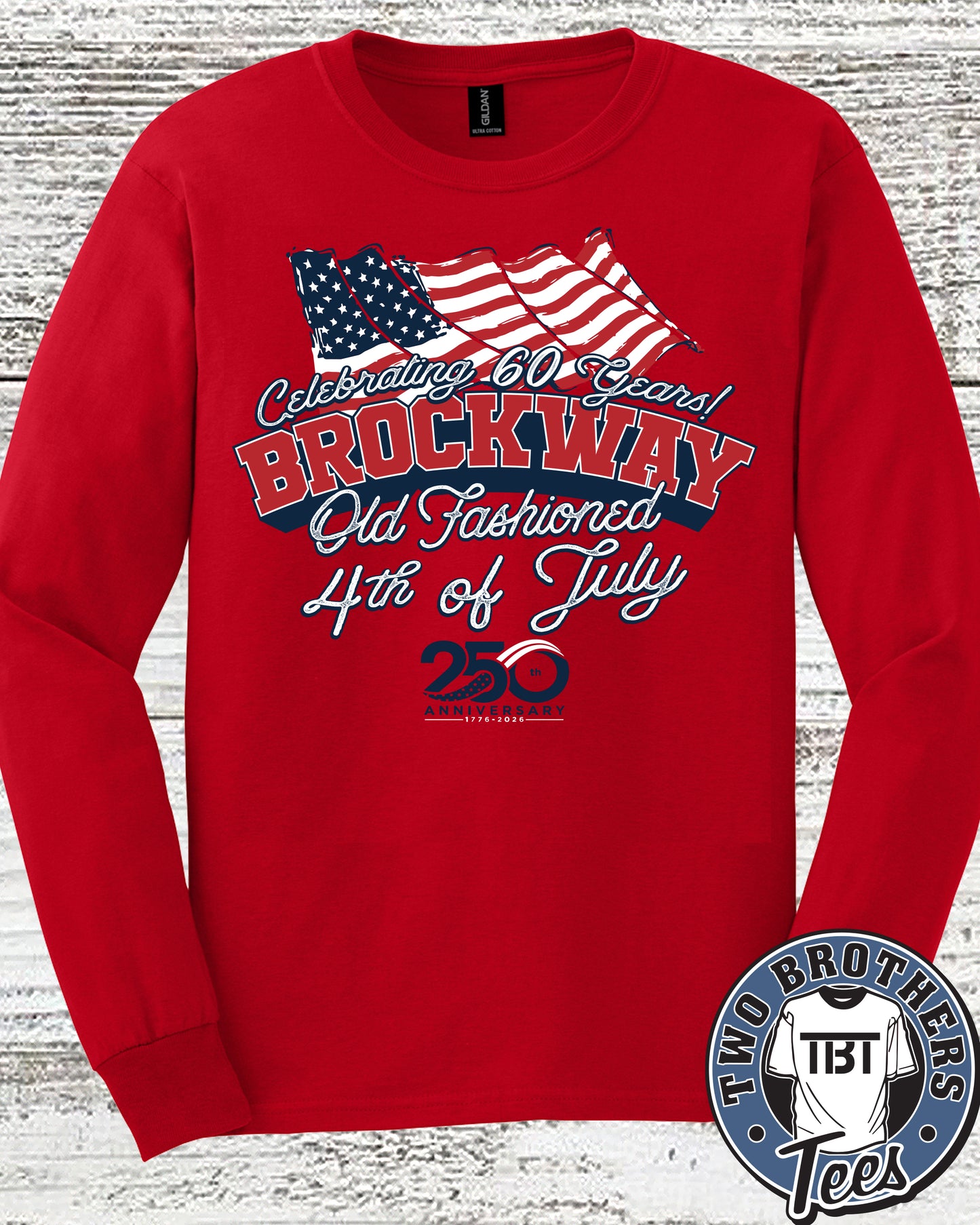 Brockway 4th of July Long Sleeve T-Shirt