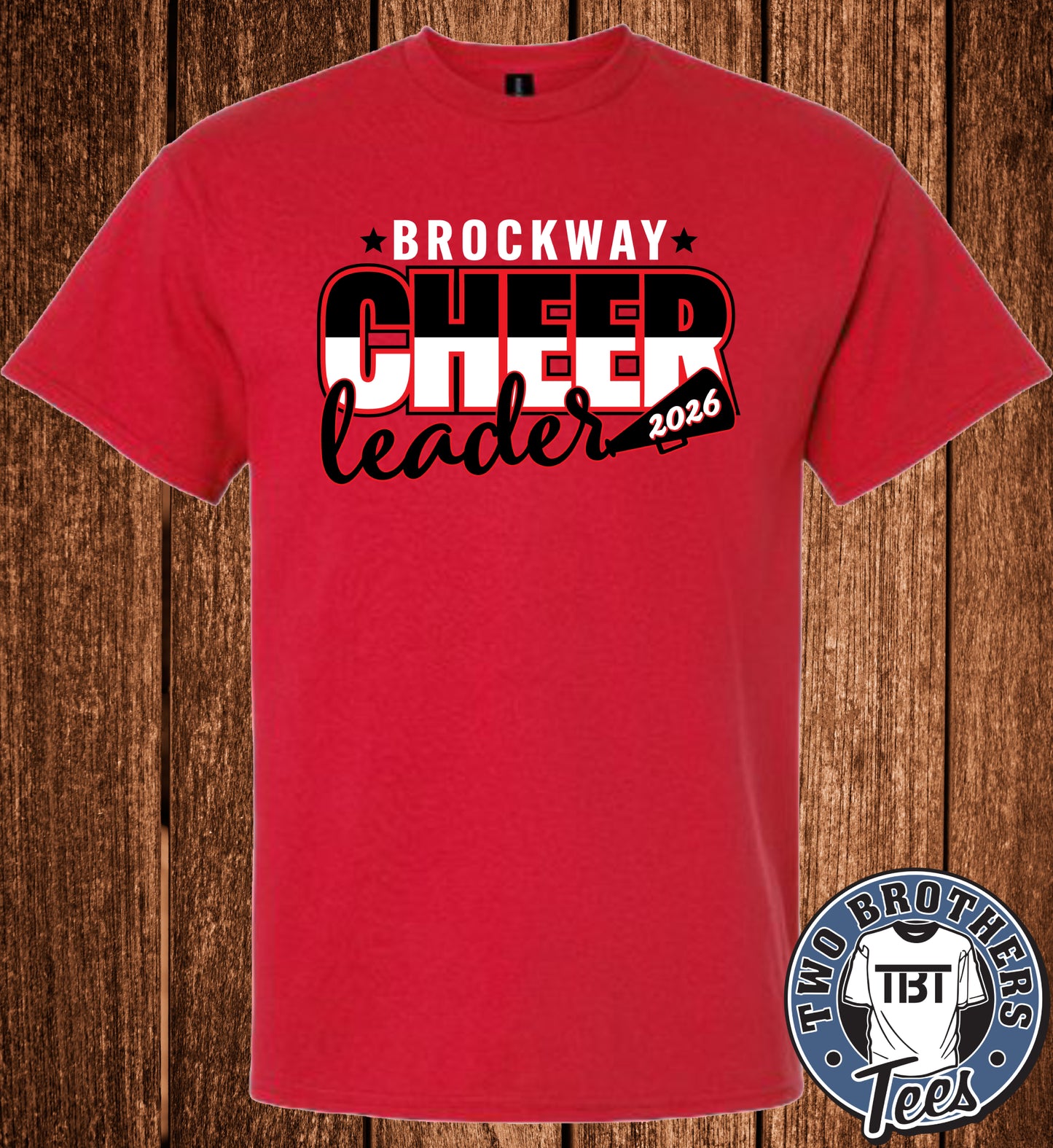 Brockway Cheer 2026 T-Shirt - Red