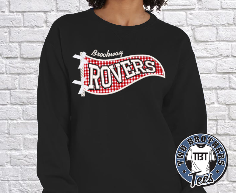 Brockway Rovers Pennant Softstyle Crewneck Sweatshirt