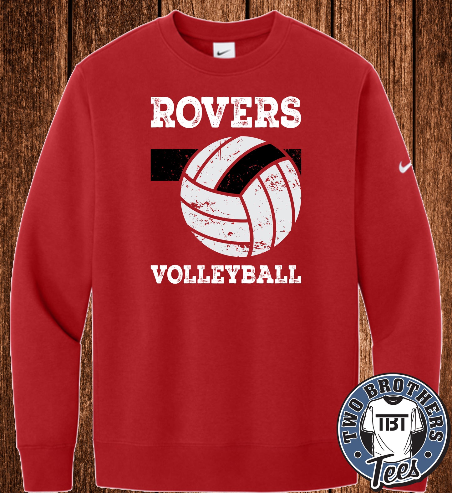 Brockway Rovers Volleyball 2026 Nike Crewneck Sweatshirt - Design 2