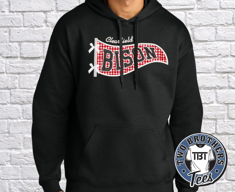 Clearfield Bison Pennant Softstyle Hoodie
