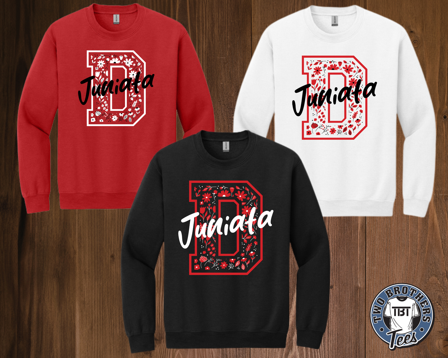 Juniata Elementary 2026 Crewneck - Floral D Design