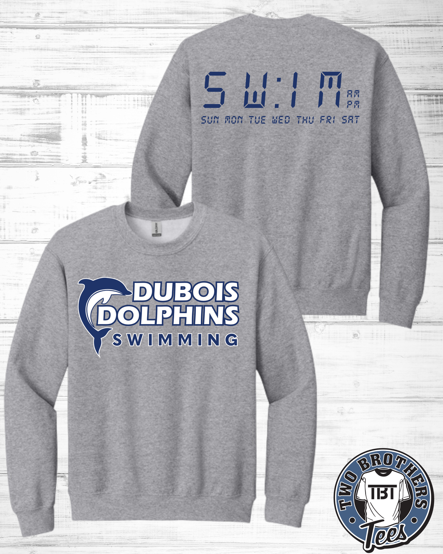 DuBois Dolphins SW:IM Time Crewneck