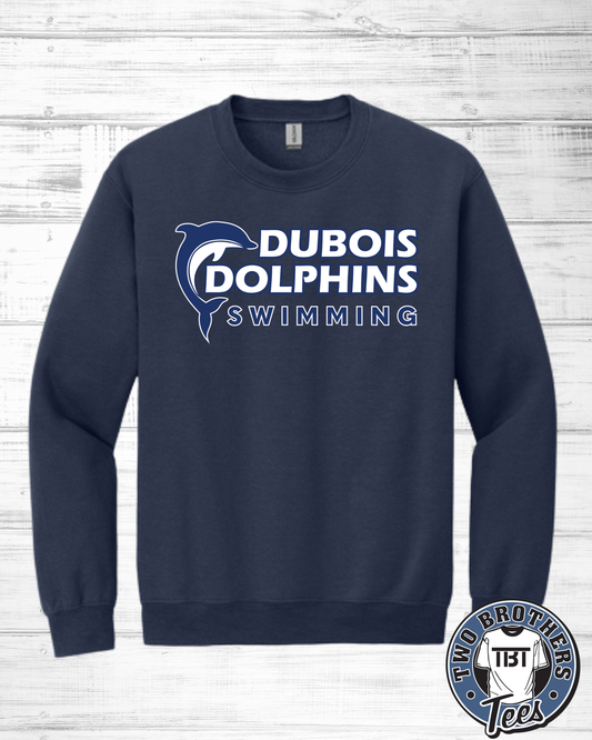 DuBois Dolphins Front Only Crewneck