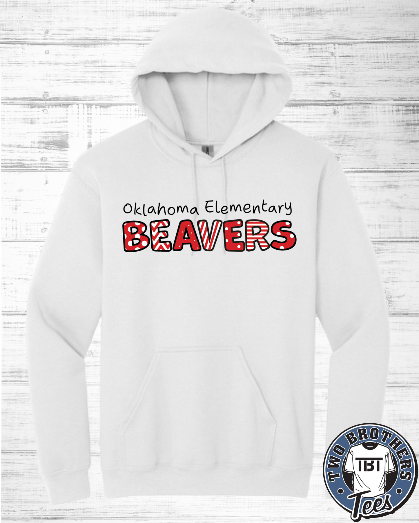 Oklahoma Elementary Design 5 Oklahoma Polka Dot Hoodie