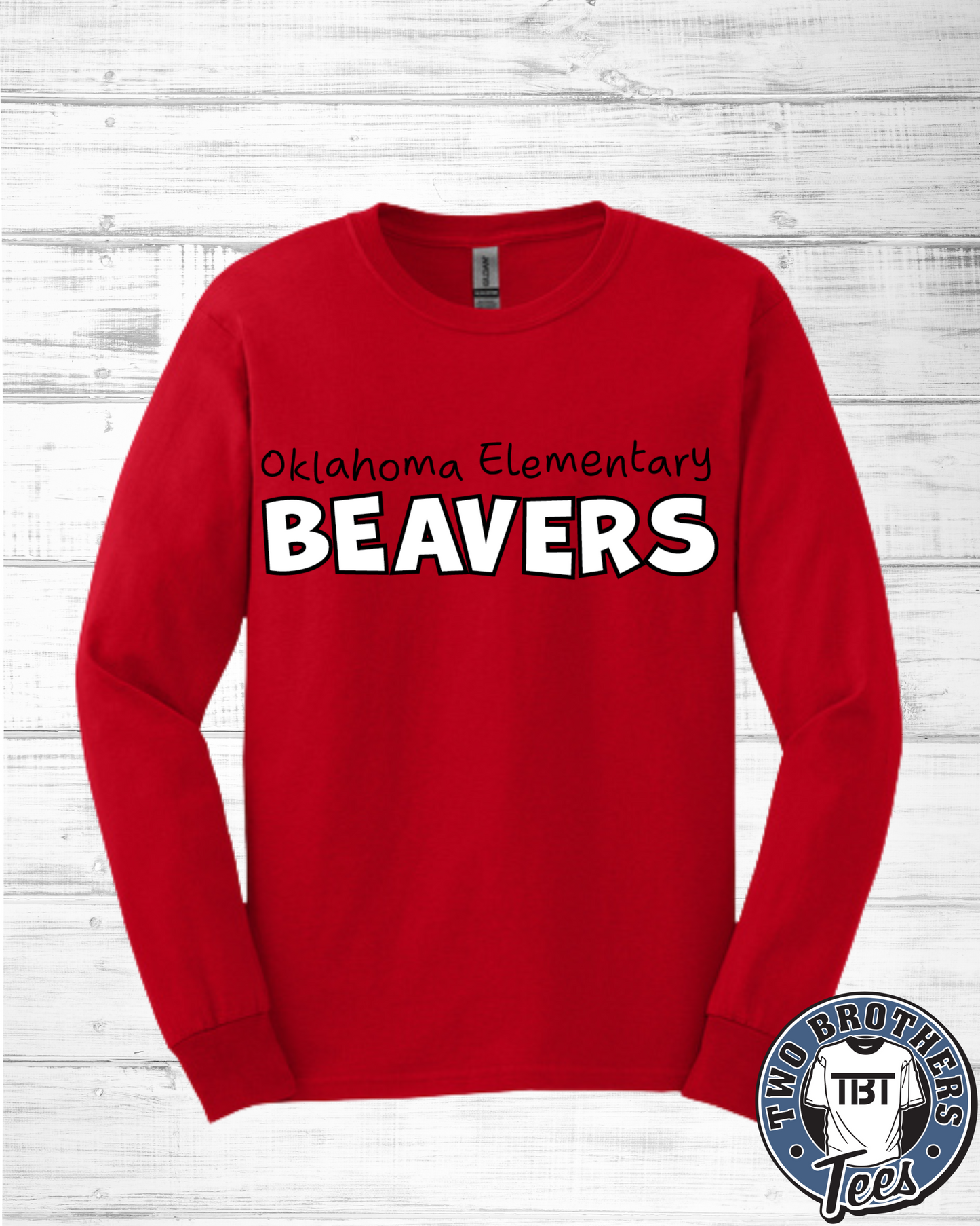 Oklahoma Elementary Design 4 Oklahoma Solid Long Sleeve T-Shirt