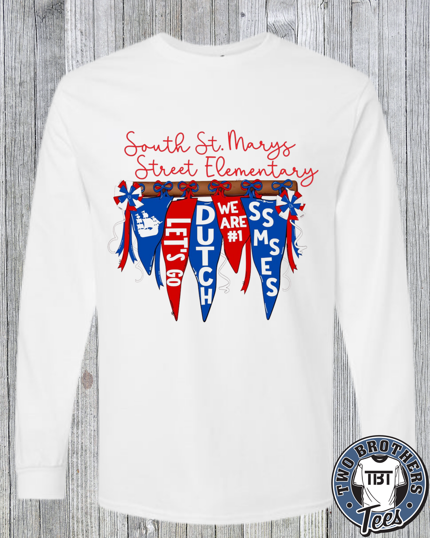 South St. Mary's Street Elementary School Design 3 Long Sleeve T-Shirt