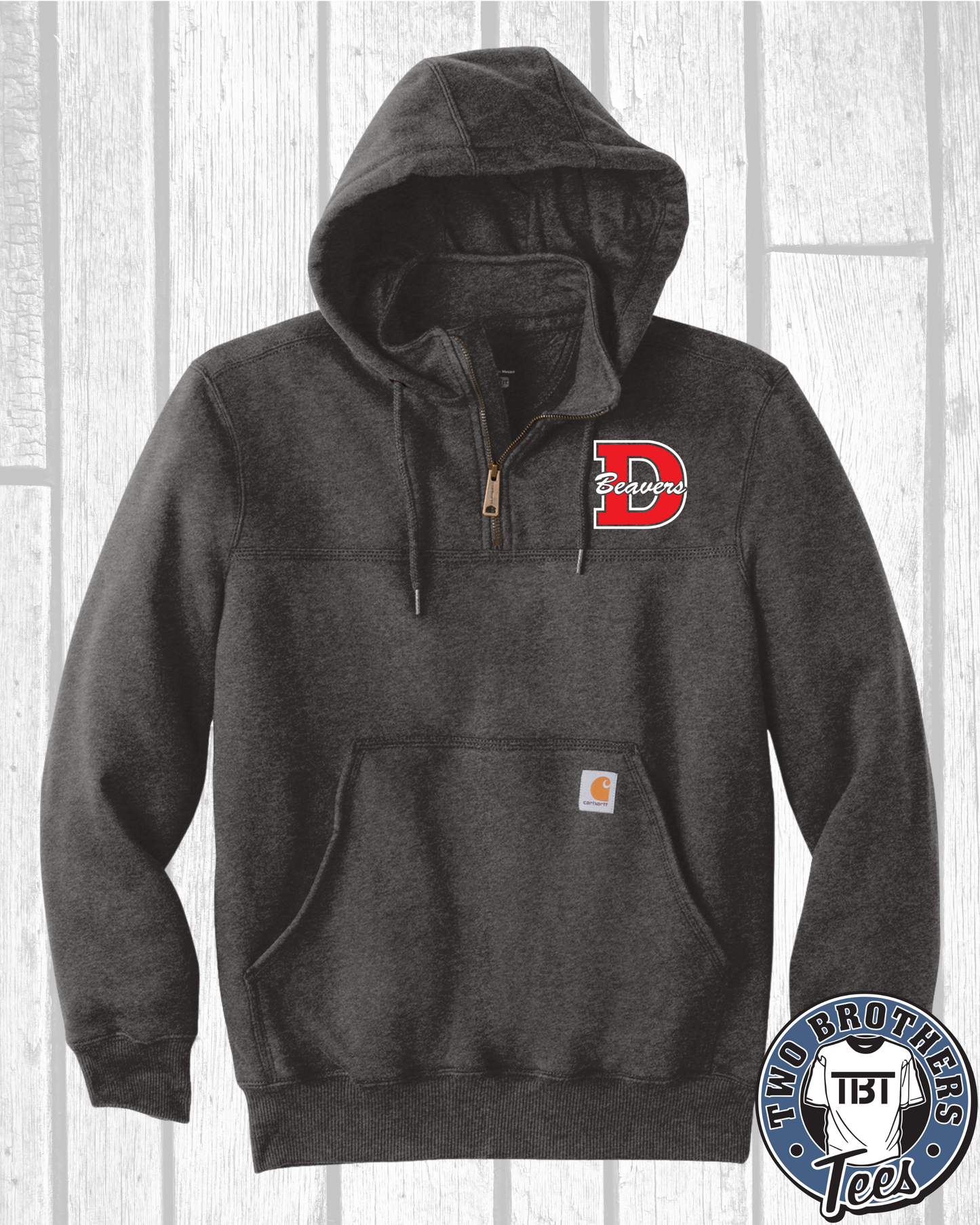 DuBois Football Carhartt 1/4 Zip Embroidered