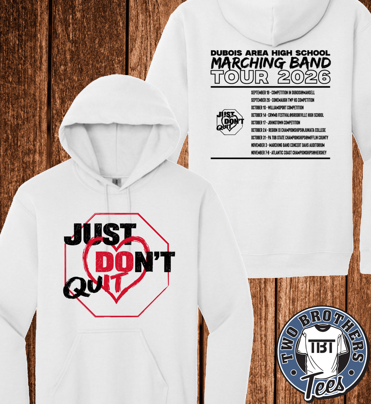DAHS Marching Band Tour 2026 Hoodie