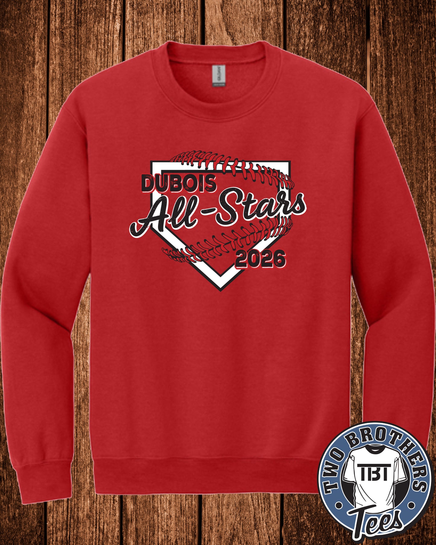 DuBois All Stars "Home Plate" Crewneck Sweatshirt