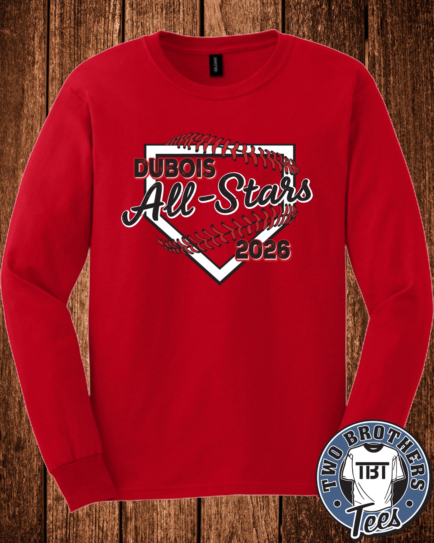 DuBois All Stars "Home Plate" Long Sleeve T-Shirt