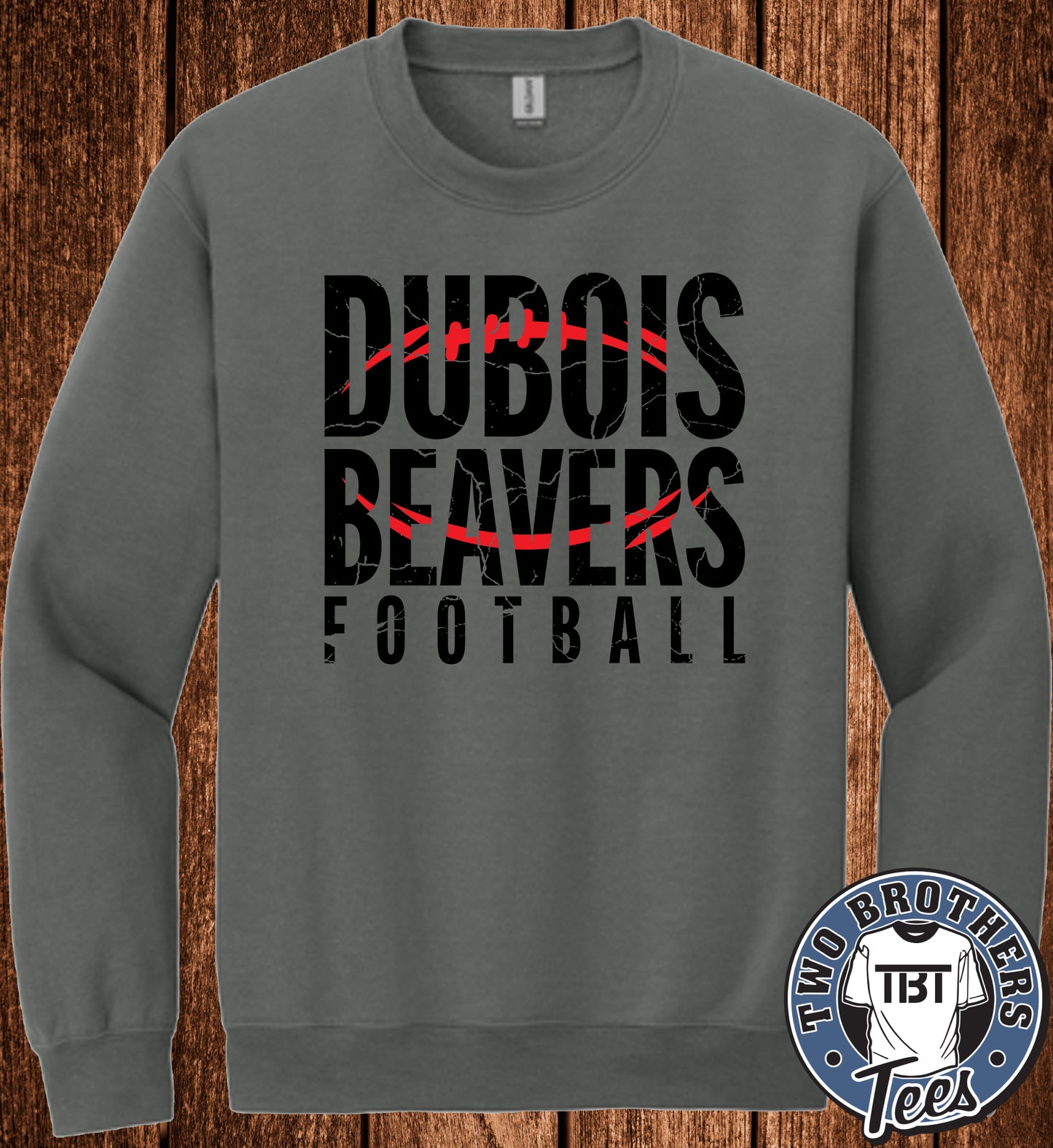 DuBois Beavers Football 2026 Crewneck Sweatshirt - Design 2
