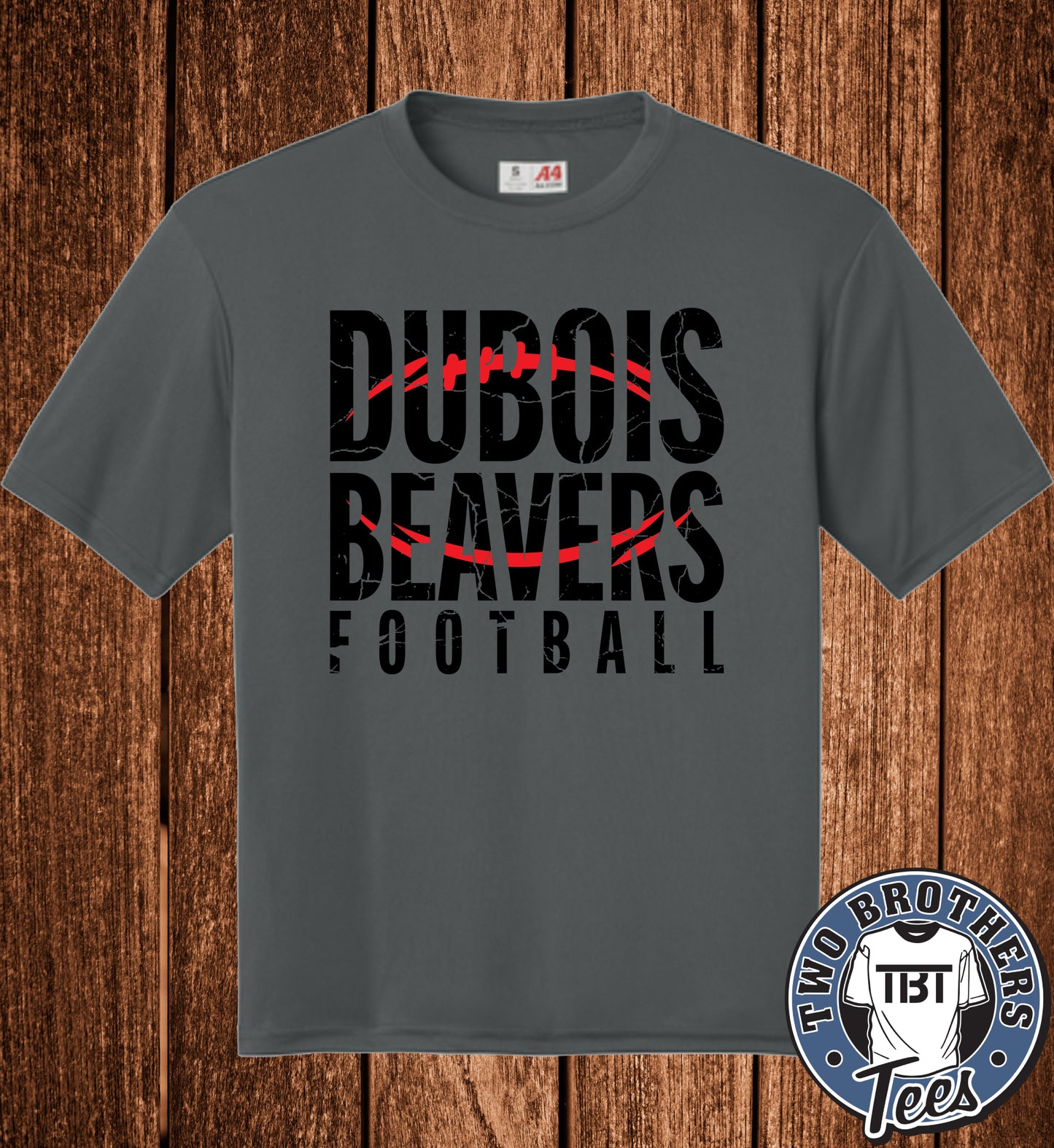 DuBois Beavers Football 2026 Performance T-Shirt - Design 2