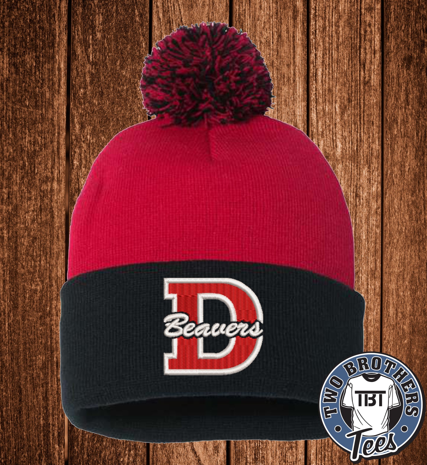 DuBois Beavers Football 2026 Pom-Pom Beanie
