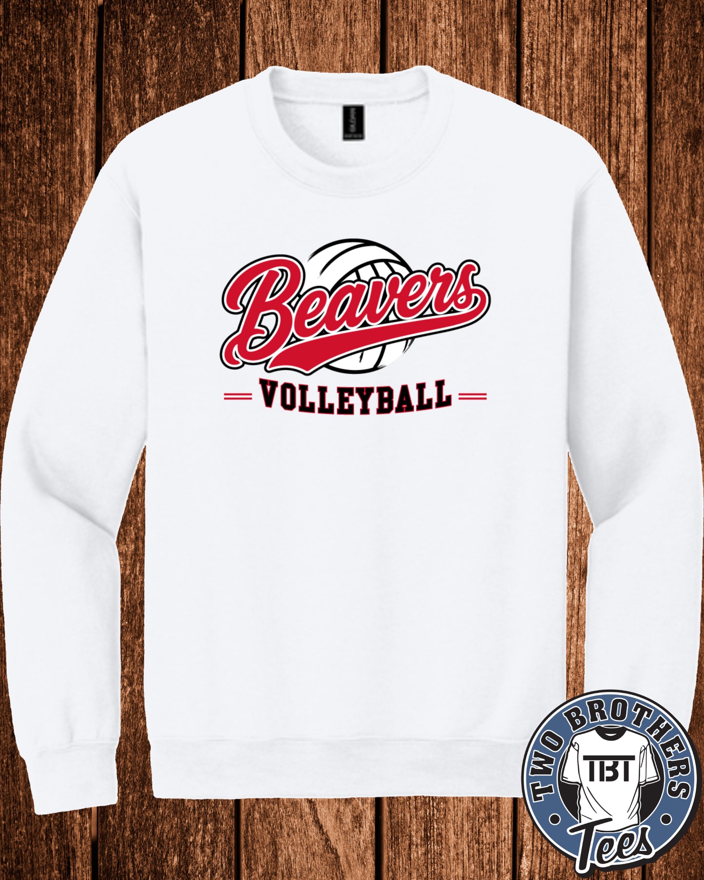 DuBois Beavers Volleyball 2026 Crewneck Sweatshirt - Design 2
