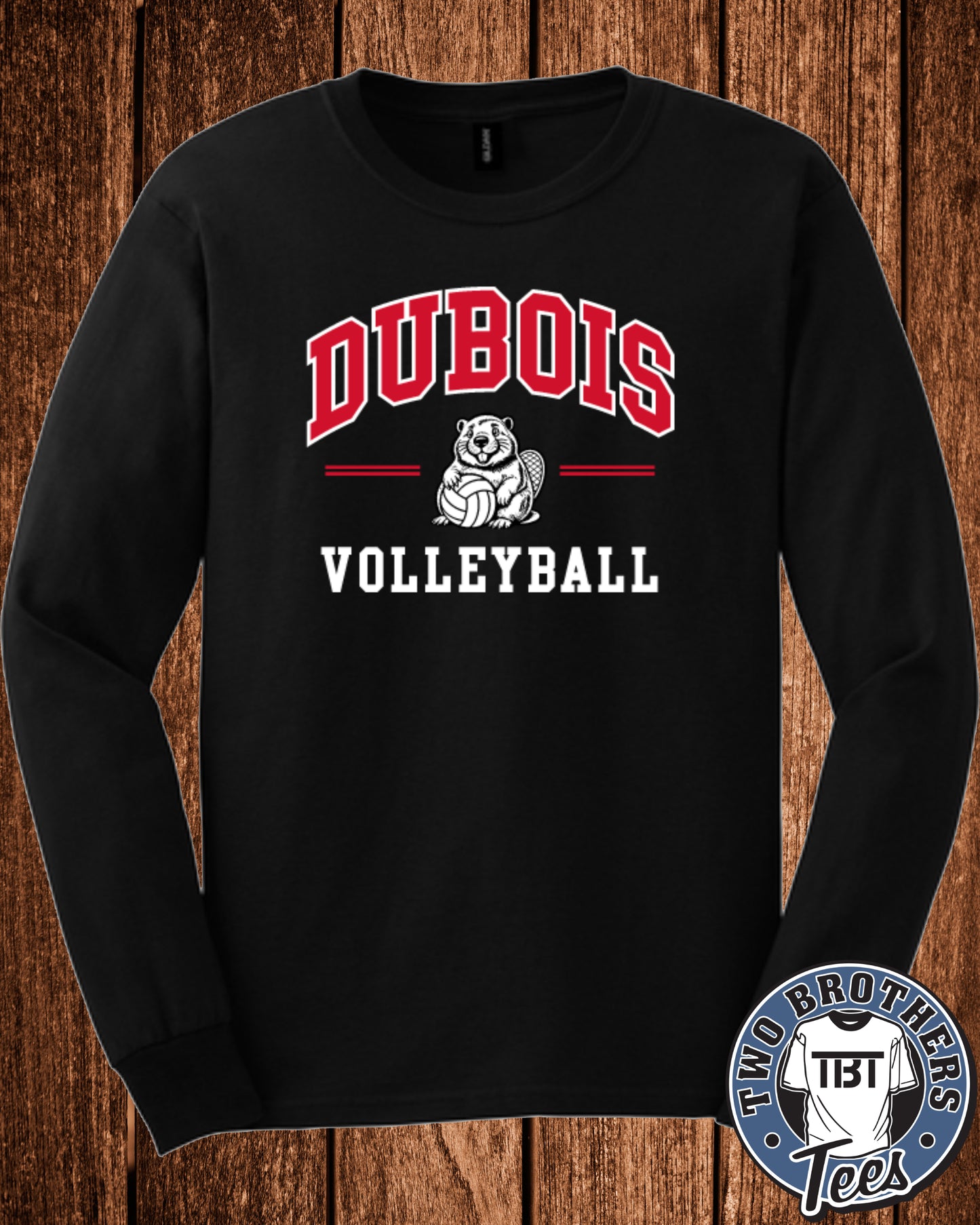 DuBois Beavers Volleyball 2026 Long Sleeve T-Shirt - Design 3