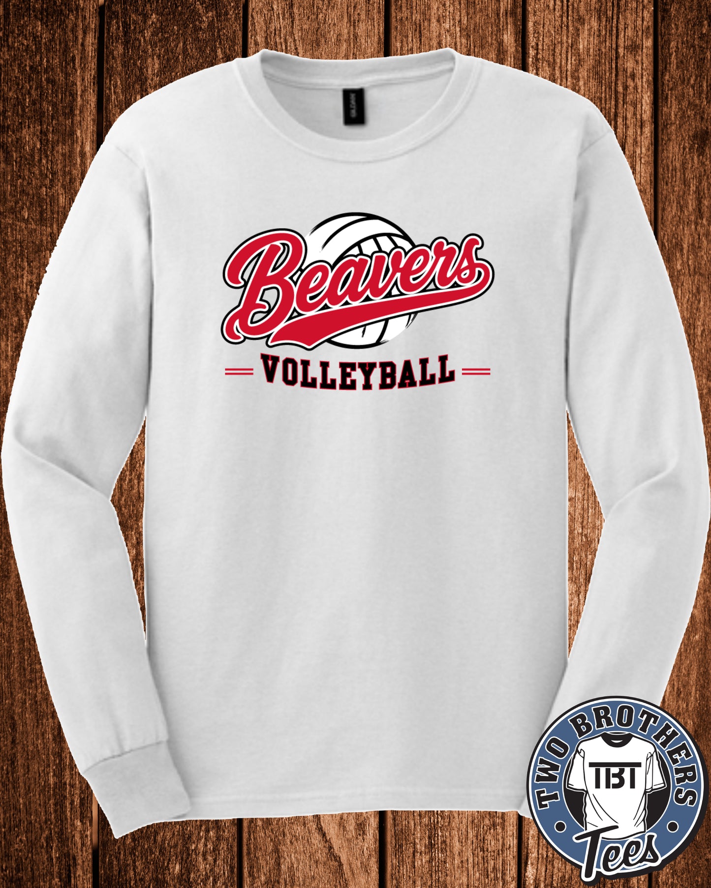 DuBois Beavers Volleyball 2026 Long Sleeve T-Shirt - Design 2