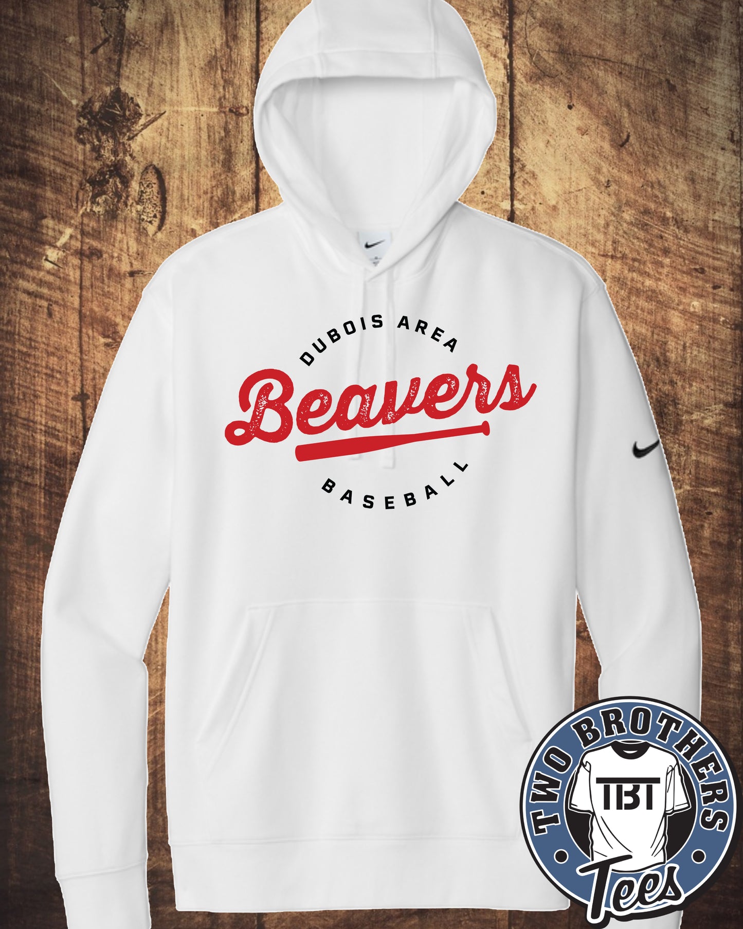 DuBois Area Baseball Nike Hoodie - Design 2
