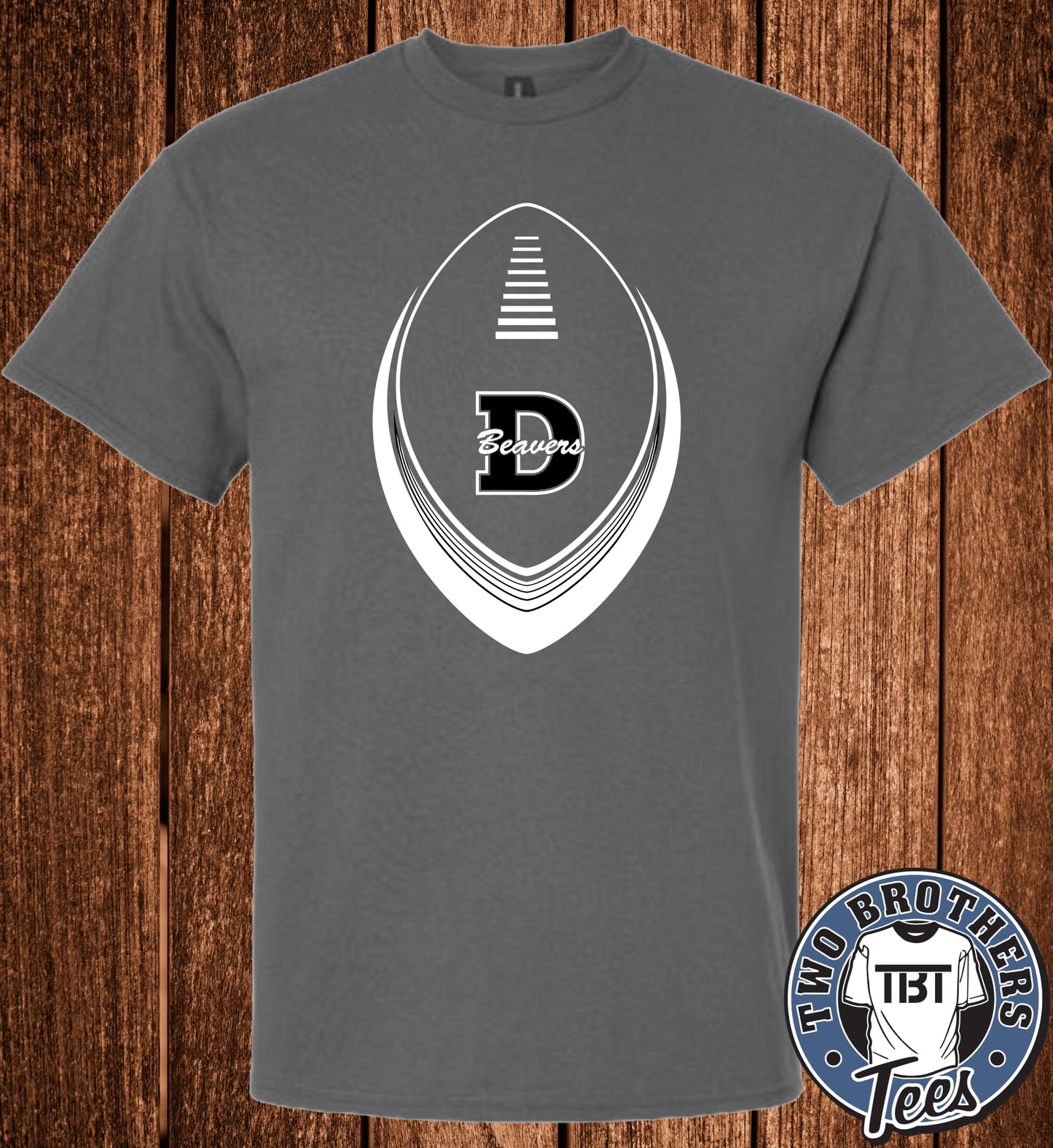 DuBois Beavers Football 2026 T-Shirt - Design 3
