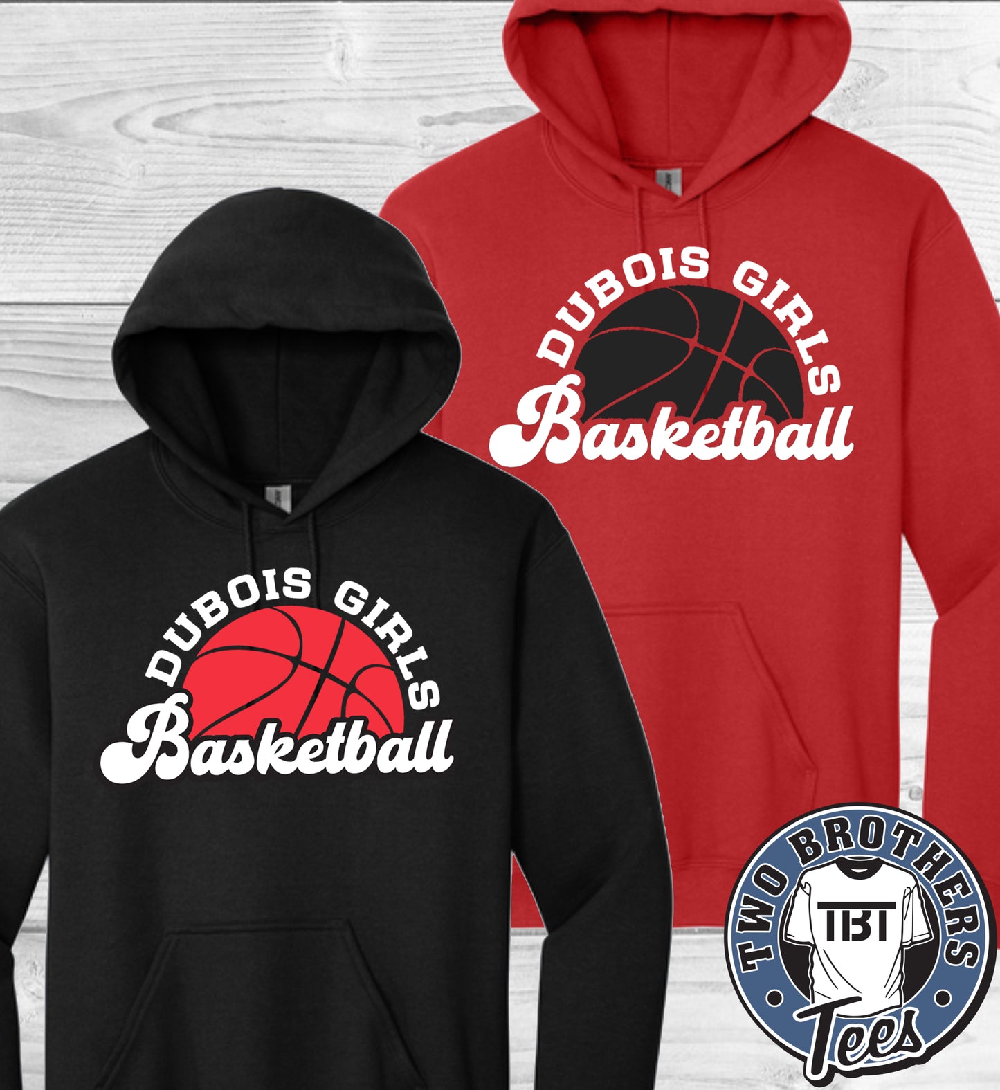 DuBois Girls Basketball Gildan Hoodie - Design 1