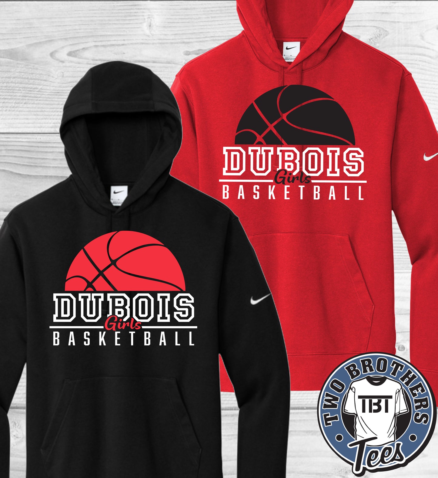 DuBois Girls Basketball Nike Hoodie - Design 2