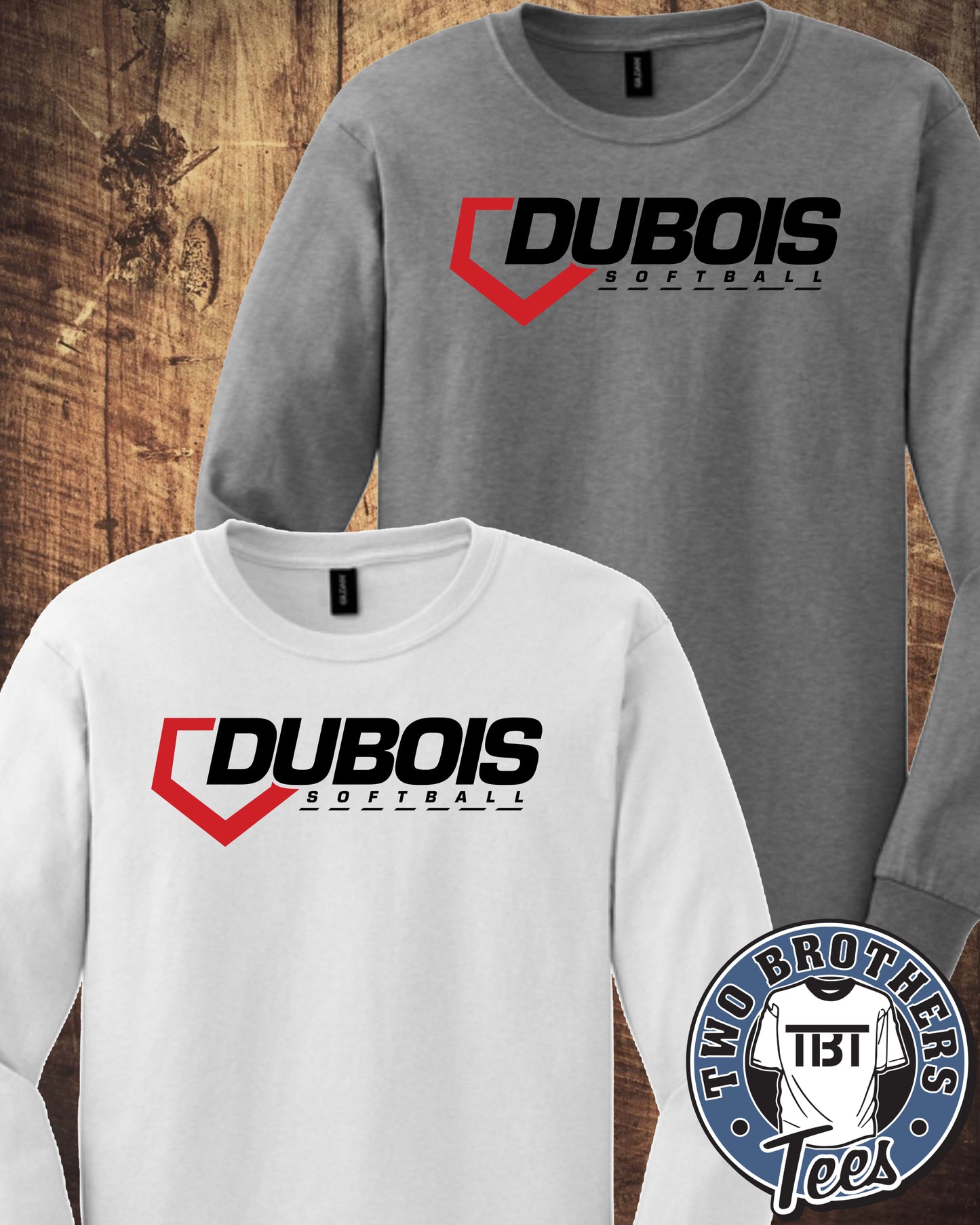 DuBois Softball Long Sleeve T-Shirt - Design 2