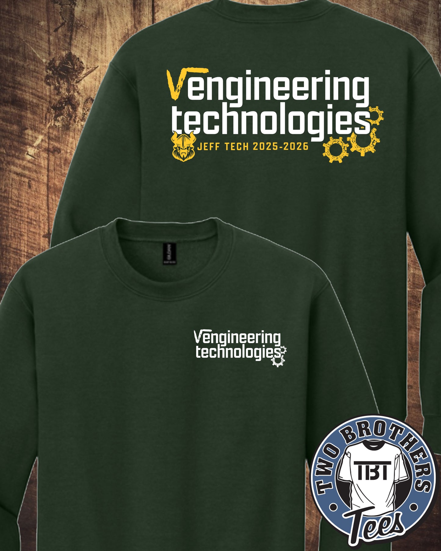 Jeff Tech Engineering Crewneck Sweatshirt