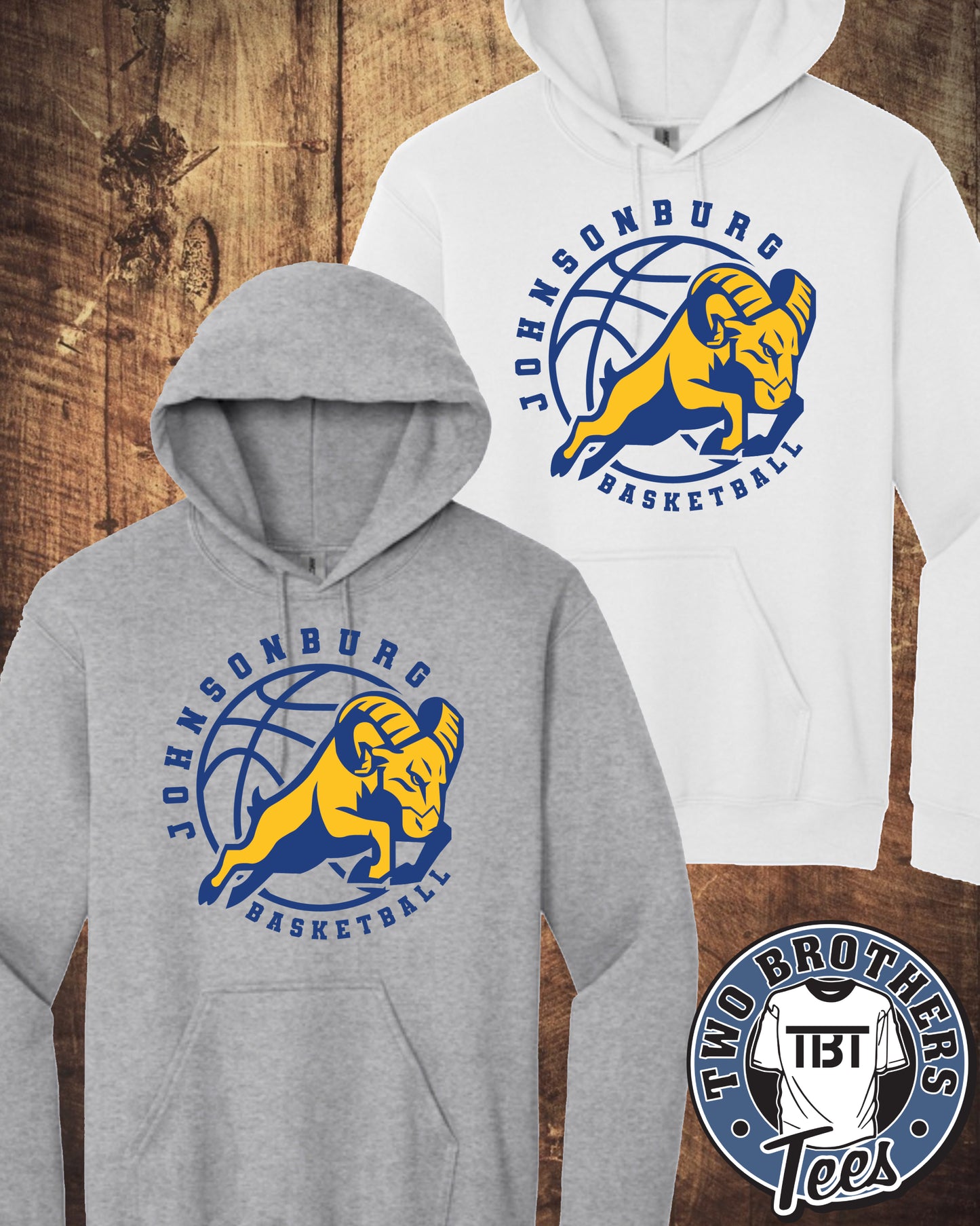 Johnsonburg Basketball Hoodie - Design 1