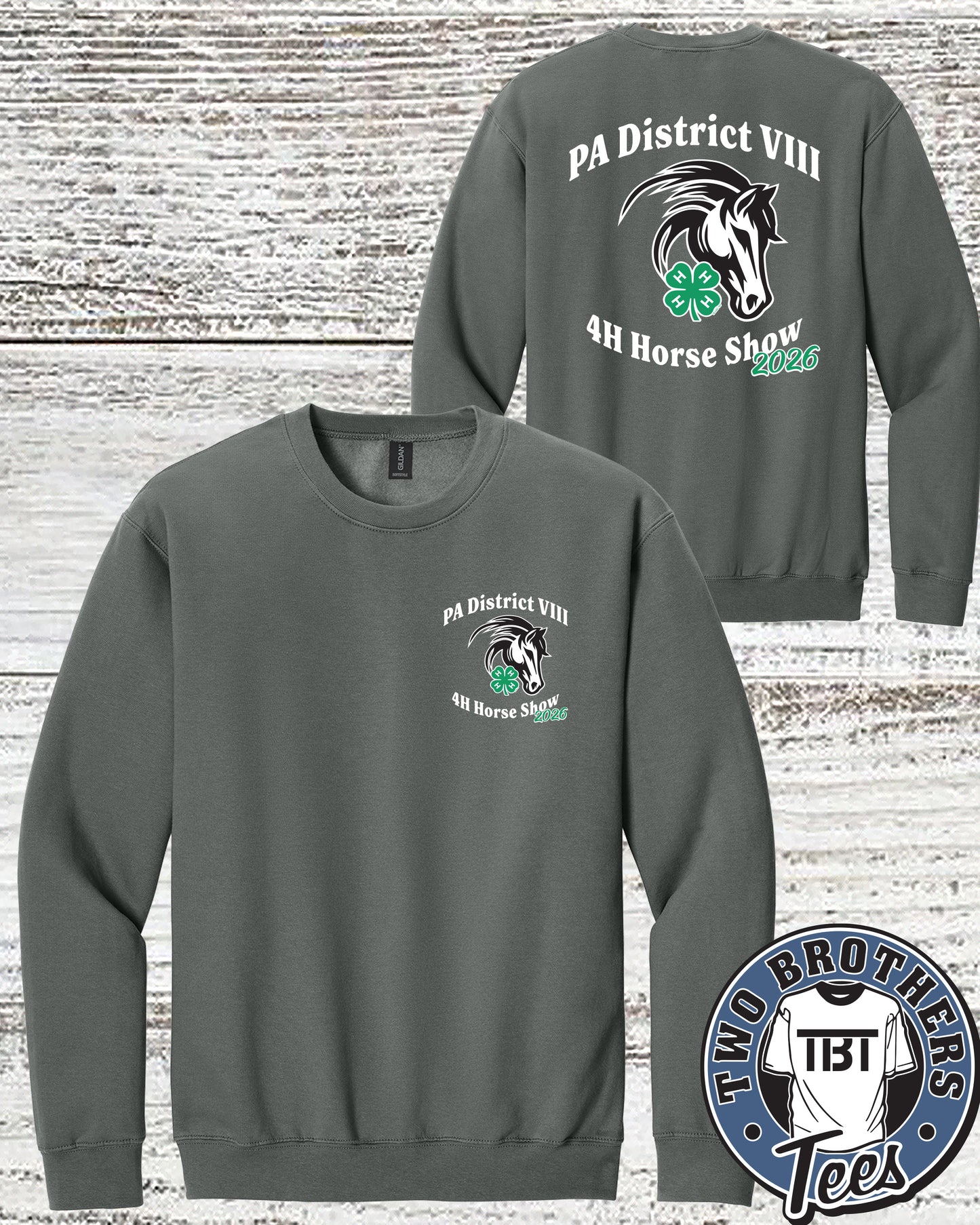 PA District 8 4-H Horse Show Crewneck Sweatshirt