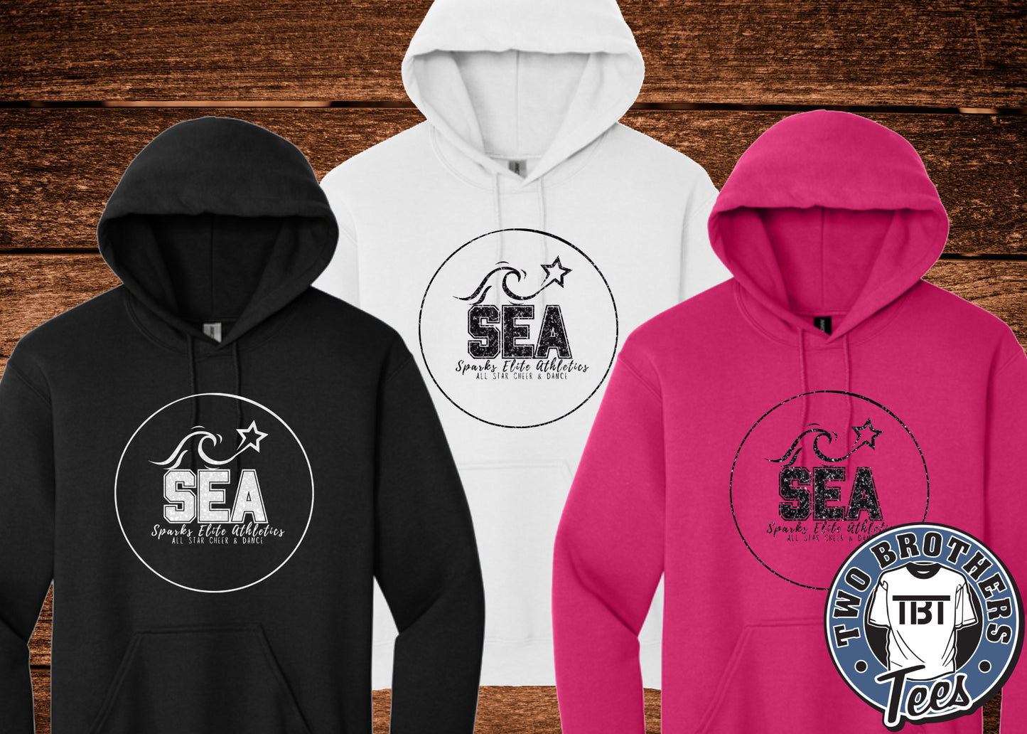 Sparks Elite Hoodie - Design 1 - With Glitter