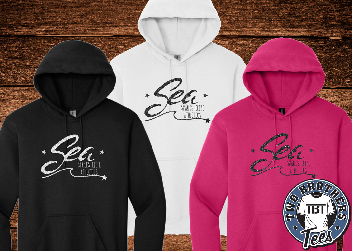 Sparks Elite Hoodie - Design 2 - With Glitter