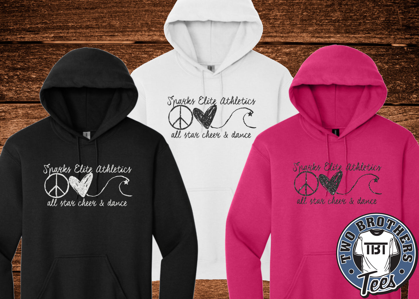 Sparks Elite Hoodie - Design 4 - With Glitter