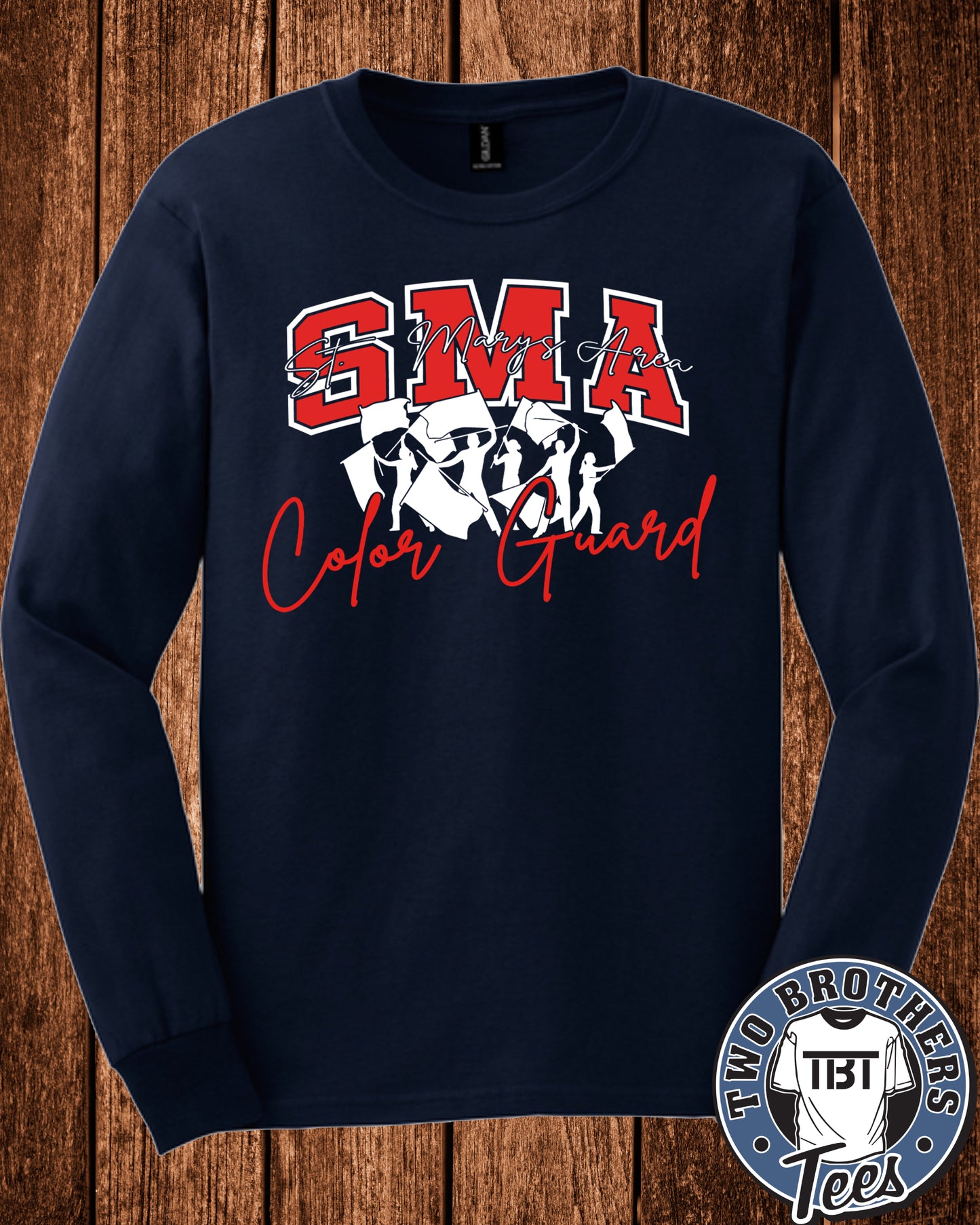 St. Marys Color Guard 2026 Softstyle Long Sleeve T-Shirt