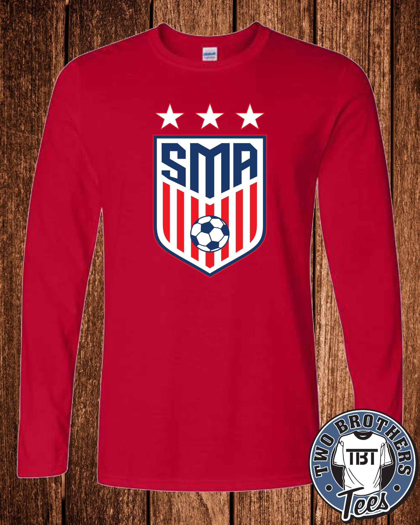 St. Marys Soccer 2026 Softstyle Long Sleeve T-Shirt - Design 1