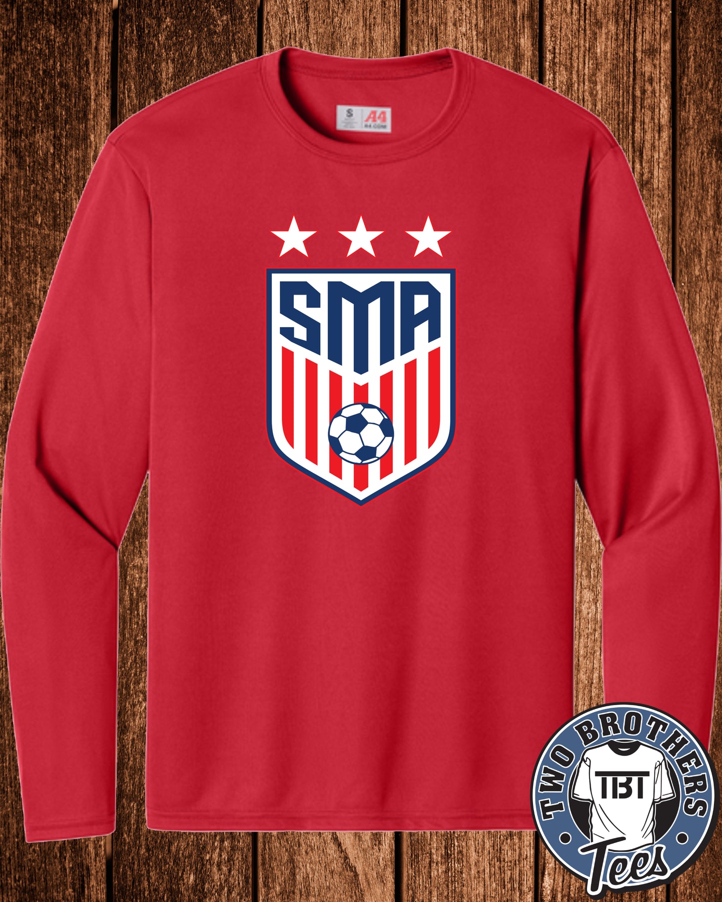 St. Marys Soccer 2026 Performance Long Sleeve T-Shirt - Design 1