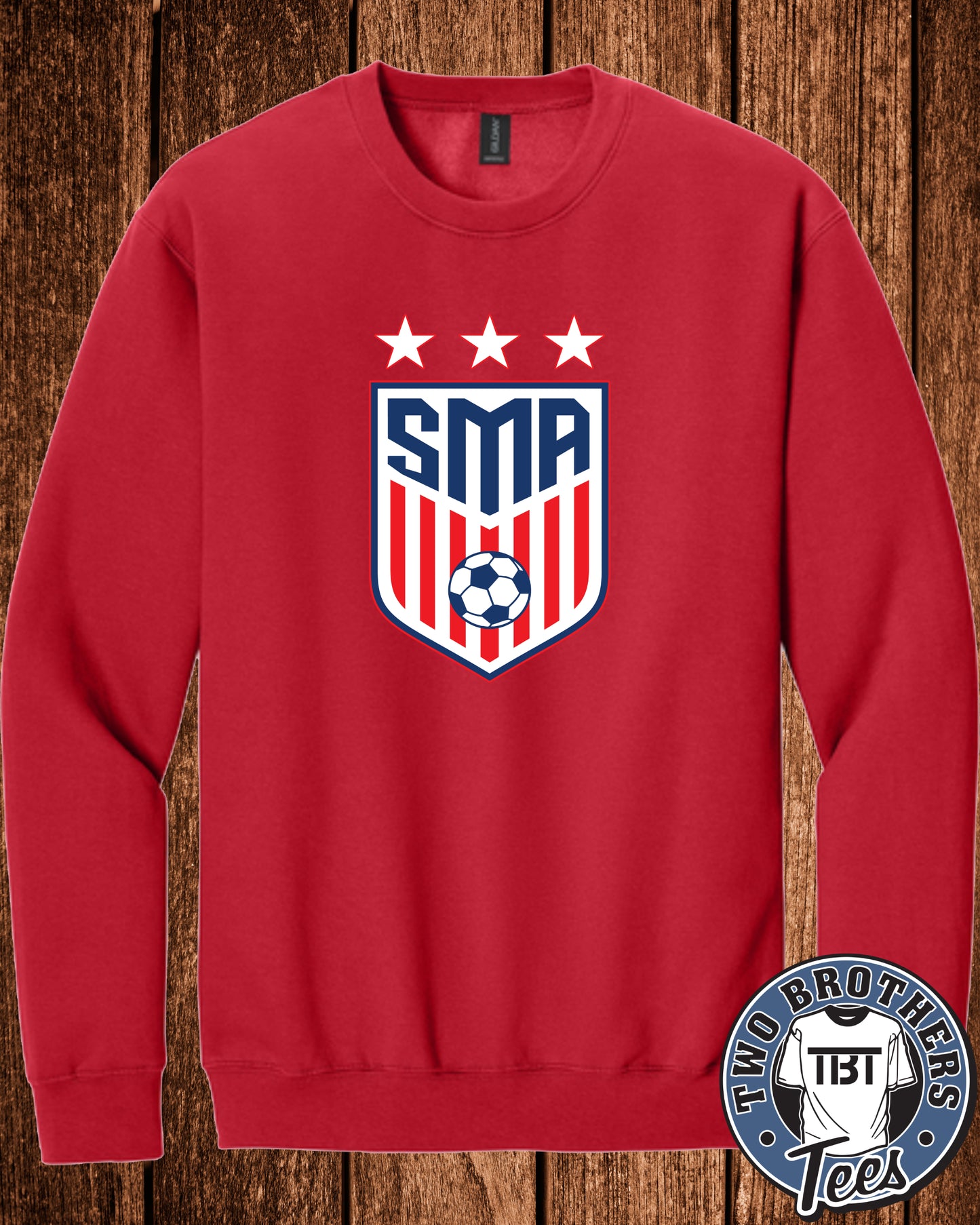 St. Marys Soccer 2026 Softstyle Crewneck Sweatshirt - Design 1