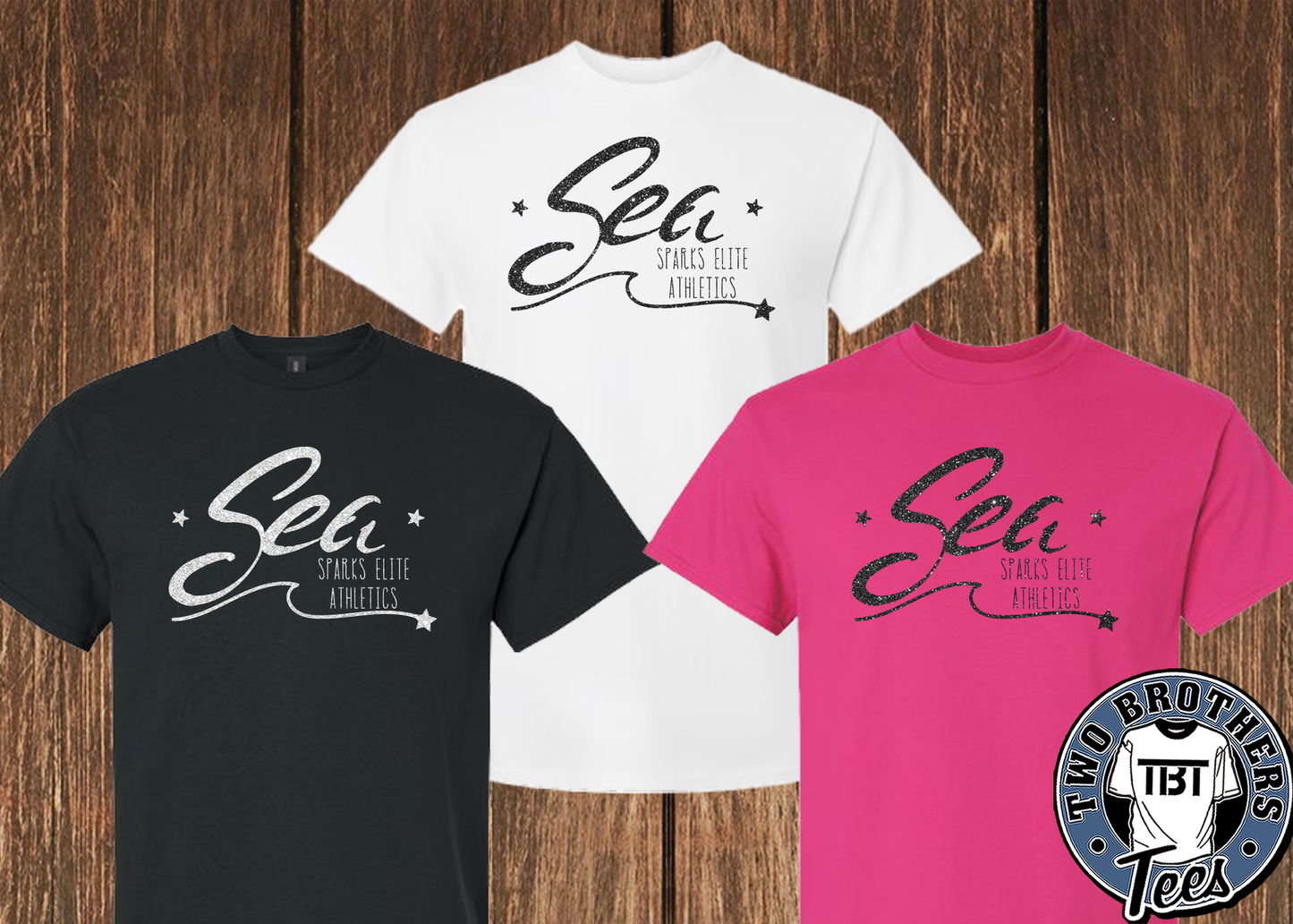 Sparks Elite T-Shirt - Design 2 - With Glitter