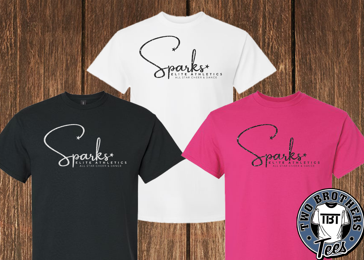 Sparks Elite T-Shirt - Design 3 - With Glitter