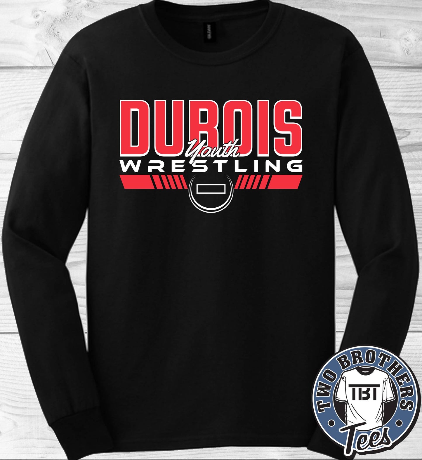 DuBois Youth Wrestling Black Long Sleeve T-Shirt
