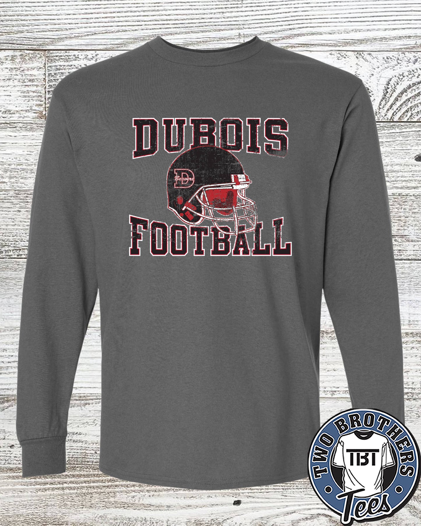 DuBois Football Helmet Long Sleeve T-Shirt