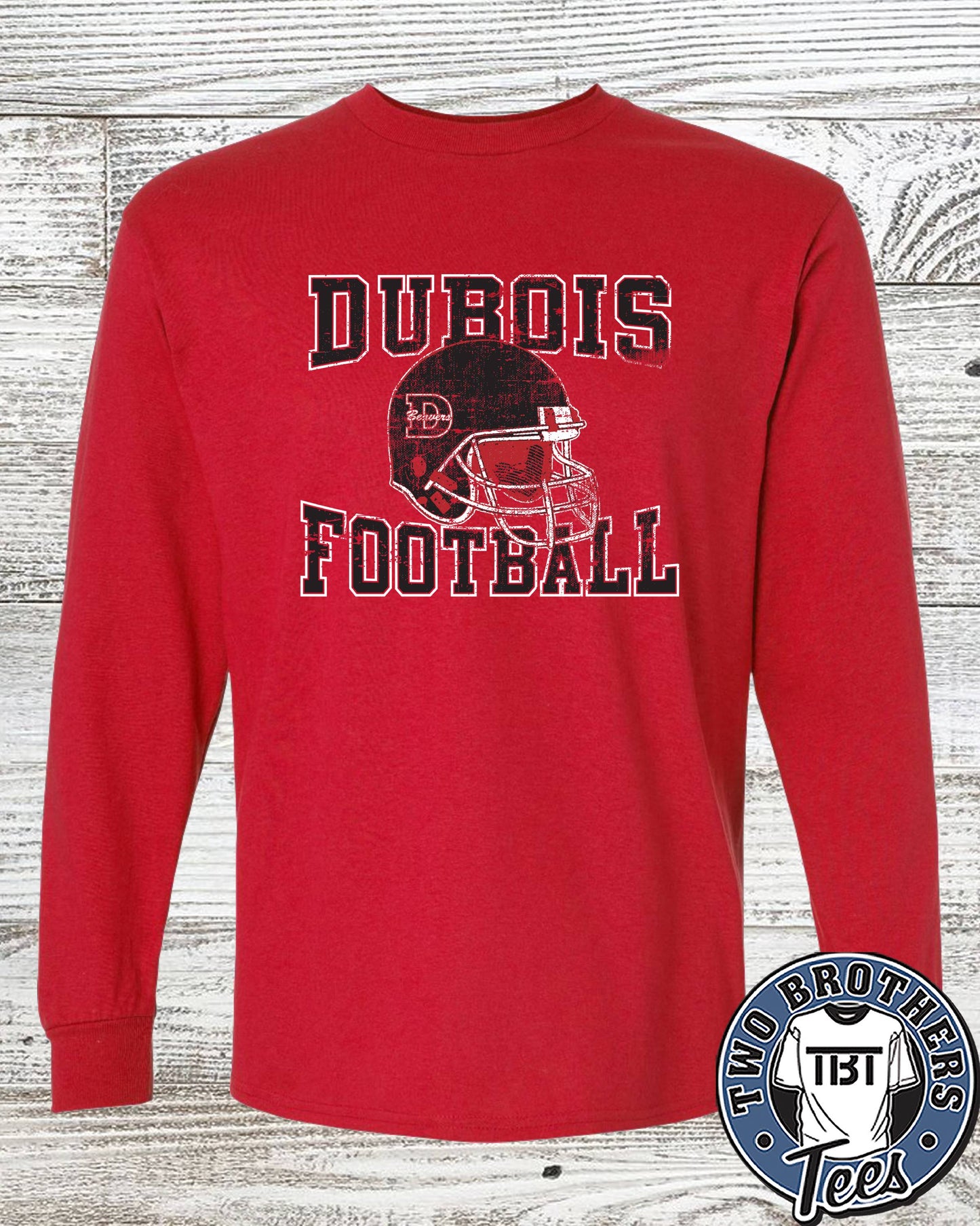 DuBois Football Helmet Long Sleeve T-Shirt