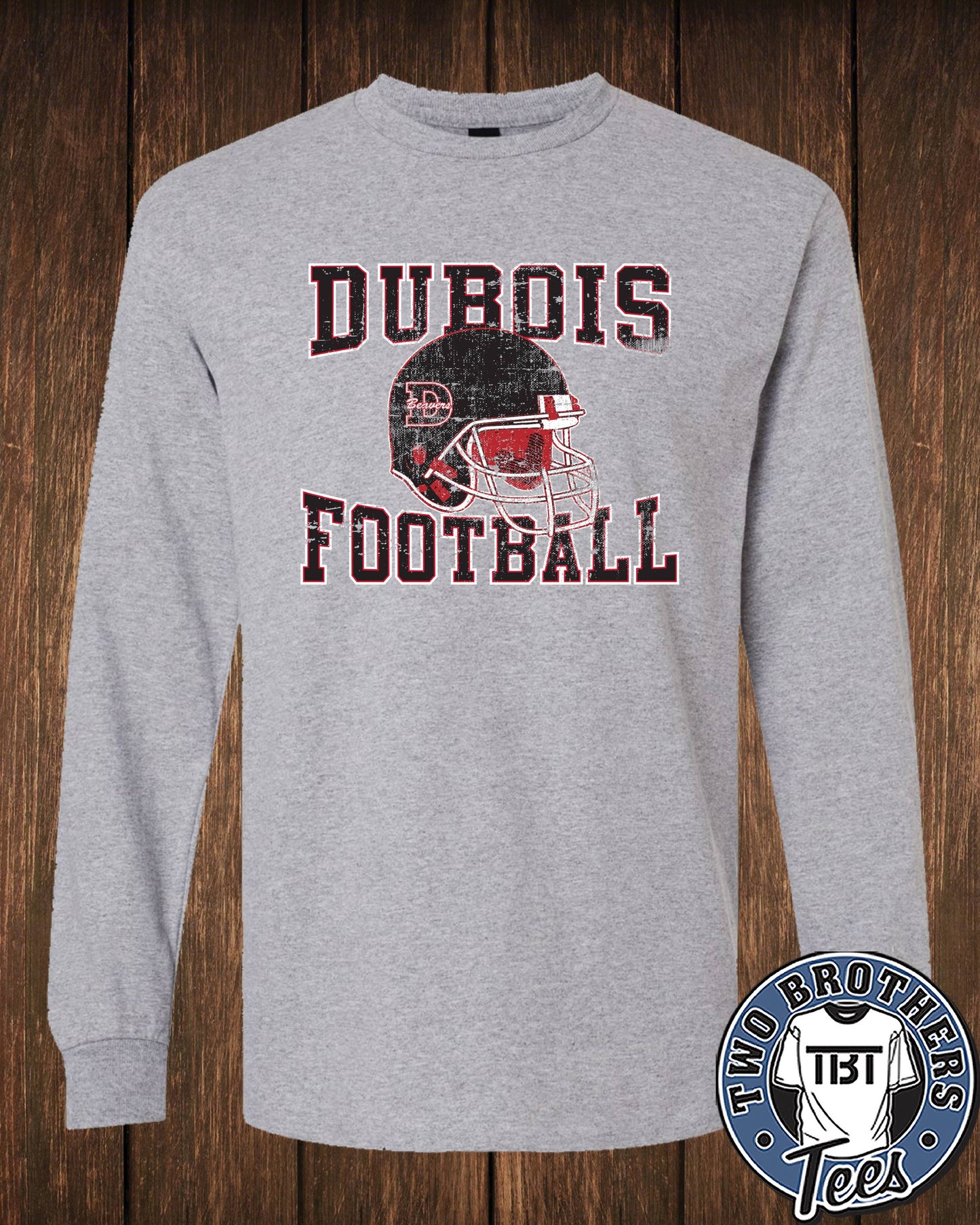 DuBois Football Helmet Long Sleeve T-Shirt