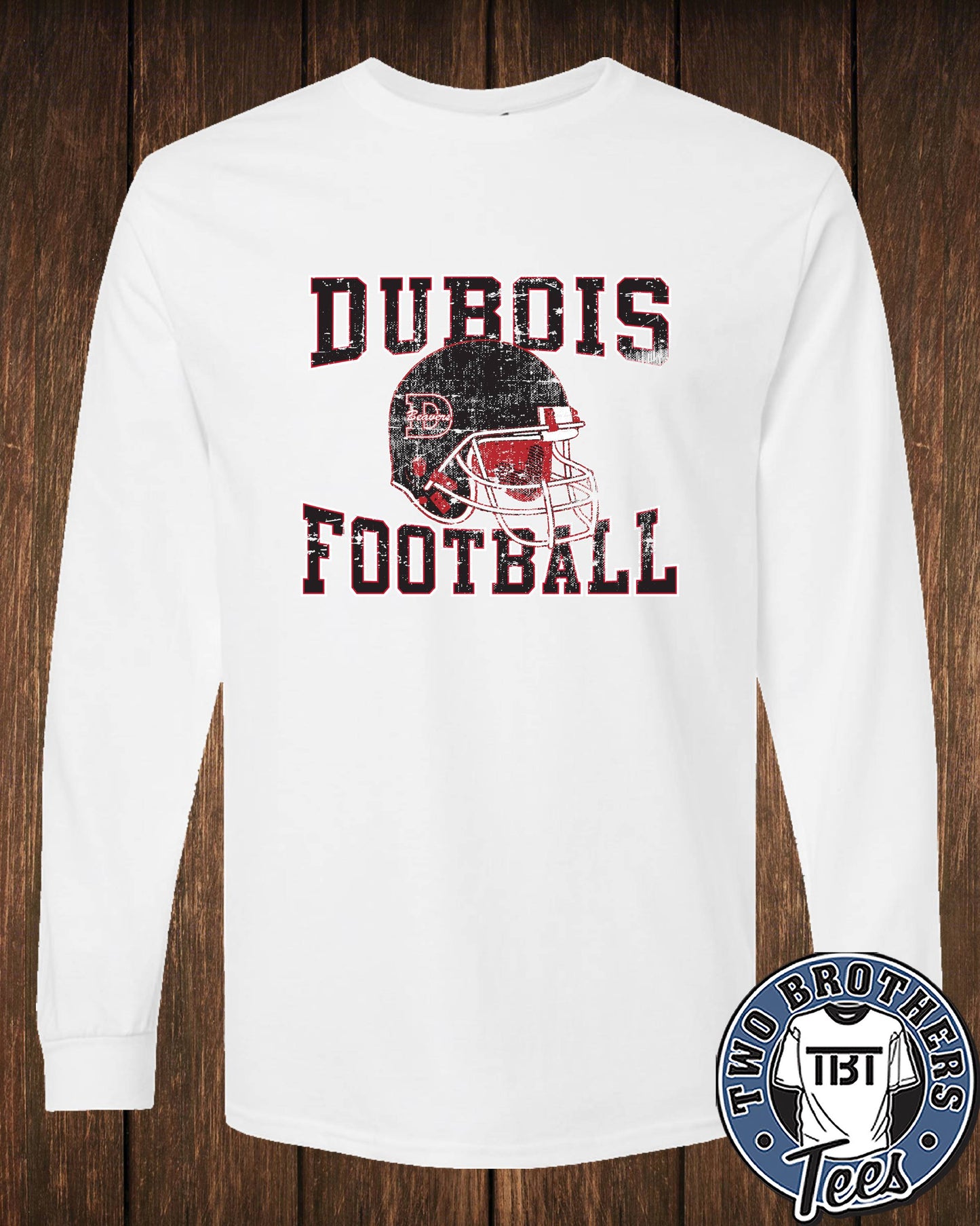 DuBois Football Helmet Long Sleeve T-Shirt