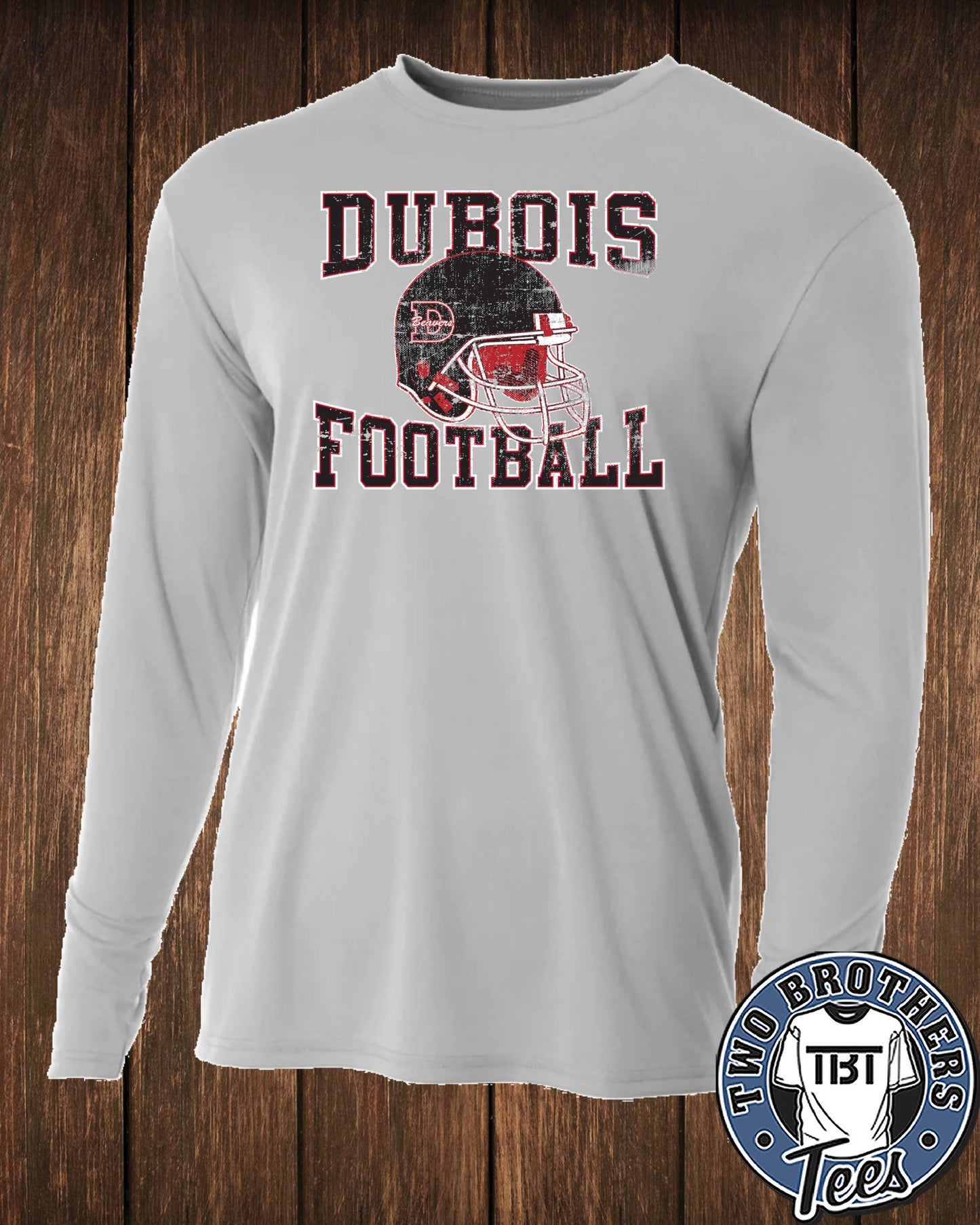 DuBois Football Helmet Performance Long Sleeve T-Shirt
