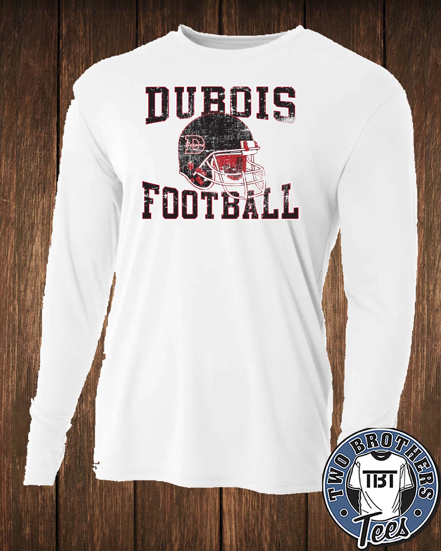 DuBois Football Helmet Performance Long Sleeve T-Shirt