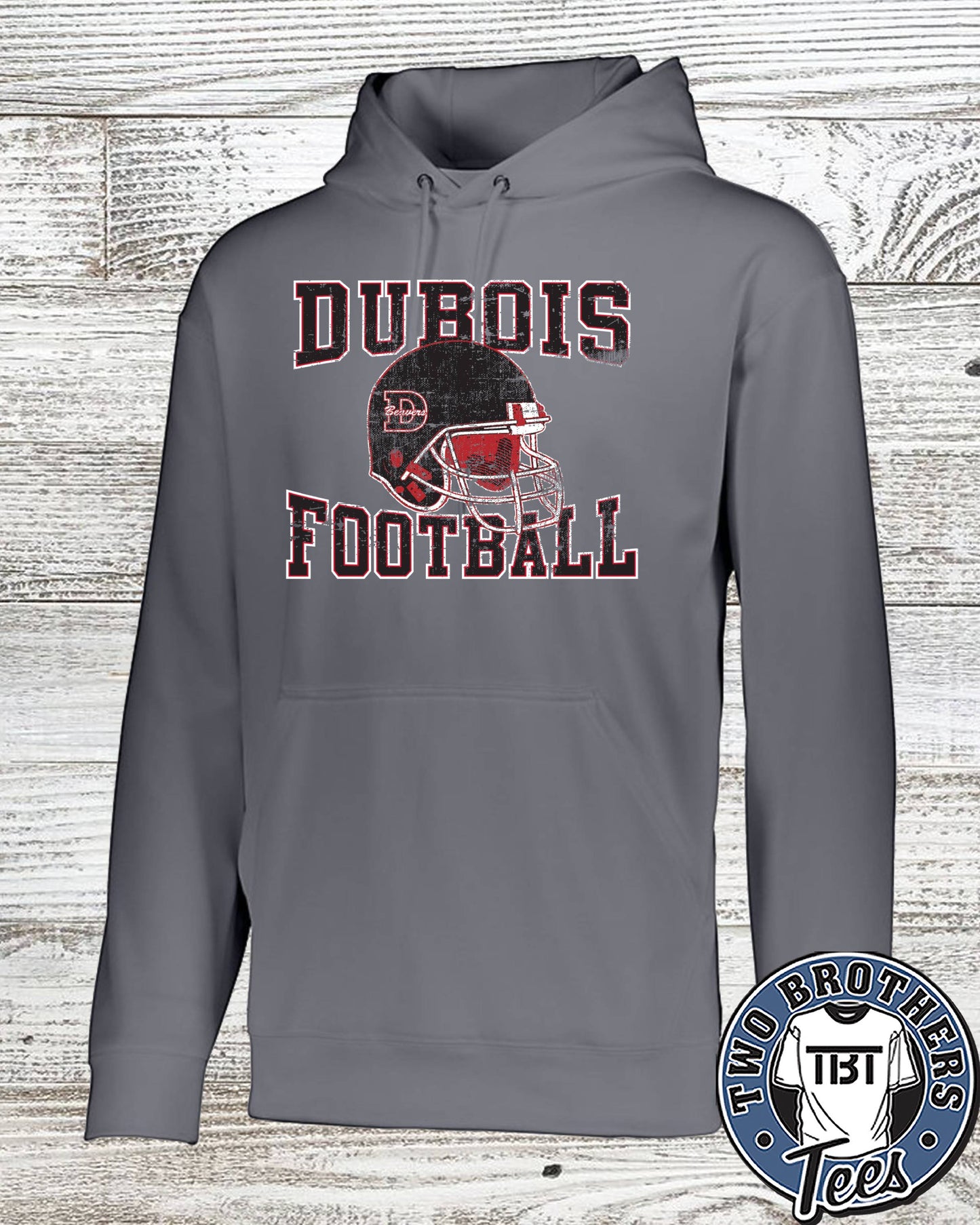 DuBois Football Helmet Performance Hoodie